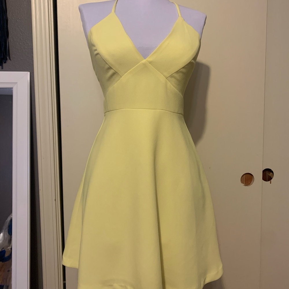 Yellow Mini Dress